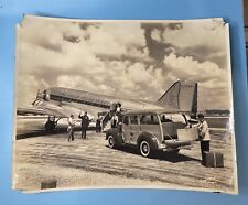 Vintage B&W Surreal Photo Silver Fleet Eastern Airlines Tampa Florida picture