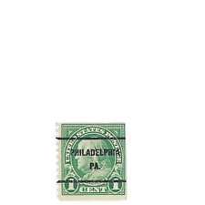 Postage Vintage Cent Stamp  Thomas Washington Jefferson Davis Green Stamp picture