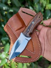 Custom Handmade 1075 Carbon Steel Razor Sharp Blade High Polish Hunting Knife picture
