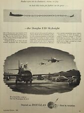 Douglas F3D Skyknight Airplane USMC Naval Aviation Tarmac Vintage Print Ad 1953 picture