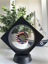 US NAVY - USS ENTERPRISE CVN-65 Challenge Coin With 3D Display Case picture