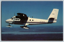 AIR TINDI, Ltd. DeHavilland DHC-6 Twin Otter 300 - Airplane - Vintage Postcard picture