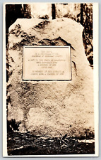 Rare RPPC Postcard~ Humboldt County, CA Pioneer Memorial Marker~ Dedicated 1923 picture