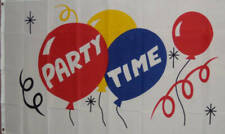 New Polyester PARTY TIME 3' X 5' (36