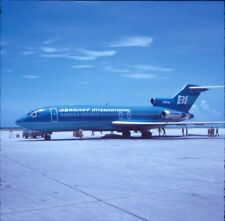 1972 Braniff International Airlines Boeing 727-27C Airplane Vintage 126 Slide picture
