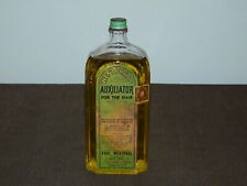 VINTAGE MEDICINE WESTPHAL'S AUXILIATOR FOR THE HAIR PAPER LABEL BOTTLE FULL picture
