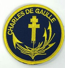 French Navy Aircraft Carrier Charles de Gaulle Patch picture