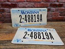 VINTAGE Montana License Plat Pair  picture