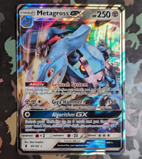 Metagross GX 85/145 Ultra Rare Sun & Moon Guardians Rising Pokemon Card NM picture