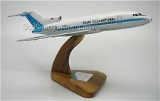 B-727 Trans International Air TIA Boeing Airplane Mahogany Wood Model Small New picture