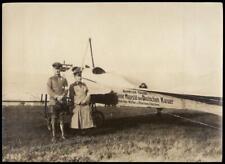 Germany Pioneer Flight Original Photo Rumpler Taube 1913 Airplane 64392 picture