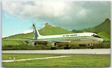 Postcard - Air New Zealand's DC-8 - New Zealand picture