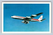 TWA Star Stream, Airplane, Transportation, Antique Vintage c1967 Postcard picture