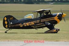 PHOTO  AEROPLANE PITTS S-1S SPECIAL 'G-SWON' C/N 093 BUILT 1999. SEEN VISITING T picture