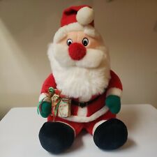 Vintage 1993 International Silver Company Christmas 13”T Sitting  Santa Claus  picture