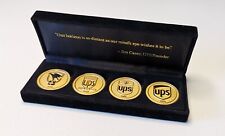 United Parcel Service | UPS | Four Golden Medals | Rare | All UPS Logos | Coins picture