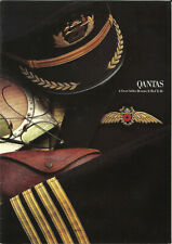 QANTAS AIRWAYS PROFILE HISTORY BROCHURE 1986 B707 B747 B767  picture