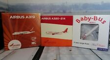 Air India Airbus A319, A320 & A321 TRIPLE SET 1/400 by PANDA, NG & Aeroclassics. picture