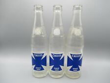 Cross's Soda Bottles 10 oz Glass Pop Vancouver BC Since 1894 Lot of 3 VTG  picture