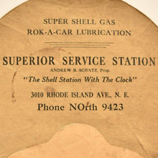 1930s Superior Car Service Station Shell Gas Rhode Island Avenue Washington DC picture