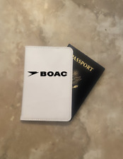 Boac Air Passport Wallet British Tourist Card Travel Document Holders picture