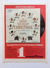 1967 Goodyear 20 Great Christmas Songs, Frigidaire Dishwasher Vintage Print Ads picture