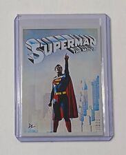 Superman The Movie Limited Edition Artist Signed Trading Card 3/10 picture