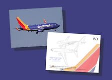 Southwest Airlines Trading Cards Boeing 737-700  - Set of 50 -  picture