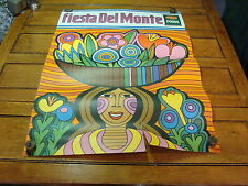 Vintage 1969 FIESTA DEL MONTE Poster, a bit hippy, fun and cool #6 picture