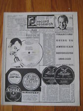 1978 vtg RECORD RESEARCH Bobby Hackett Black Face Comedy Art Tatum Kate Smith picture