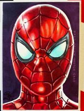 SPIDER-MAN Finding Marvel Avengers Infinity Saga Sketch 1/1 By Rhiannon Owens picture