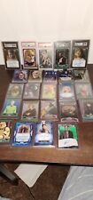 Topps Star Wars Cards Autographed, Graded & Numbered Lot -25 Cards picture