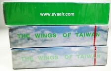 EVA AIRLINES (TAIWAN) UNOPENED FOUR DECKS OF PLAYING CARDS  4-584 picture