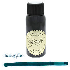 Robert Oster Signature River of Fire Teal 50ml Bottled Ink for Fountain Pens picture