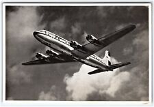 DOUGLAS DC-6 B  KLM ROYAL DUTCH AIRLINES  ADVERTISING POSTCARD picture
