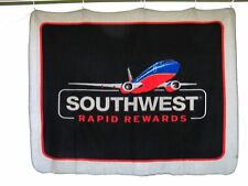 Vintage Southwest Airlines Rapid Rewards Throw Blanket 56