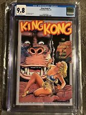 Fantagraphics King Kong #1 1991 CGC 9.8 NM/M Dave Stevens GGA Cover TOP POP 🔥 picture