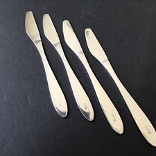 British Airways Stainless Silverware - 4 Knives - Inflight Airline Cutlery picture
