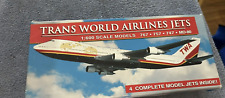 COLLECTOR'S ITEM:  NIB TWA JETS 767-757-747  & MD-80 (1:600 SCALE MODELS) picture