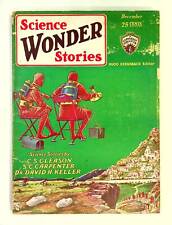 Science Wonder Stories Pulp Dec 1929 Vol. 1 #7 VG picture