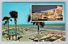 Miami Beach FL-Florida, New Waikiki Hotel, Advertising Souvenir Vintage Postcard picture