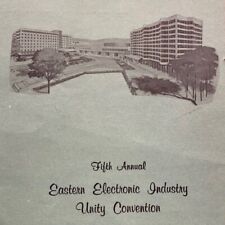 1960 Electronic Industry Convention Restaurant Menu Concord Hotel Kiamesha Lake picture