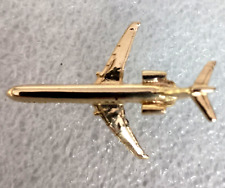 McDonnell Douglass MD-80 Company Jet Plane 1980s Promo Pin New NOS picture
