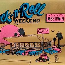 1990s Rock'n'Roll Cruiser Drive-in Rod Rodster Car Meet MBerwin Texas Plaque picture