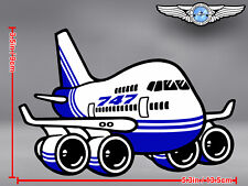 LARGE BOEING B 747 B747 CUT TO SHAPE DECAL / STICKER picture