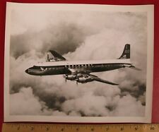 VINTAGE PHOTOGRAPH AIRPLANE AIRCRAFT NORTHWEST DC-7C PASSENGER PLANE  picture