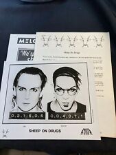 90s Press Kit W/ Photo Sheep On Drugs, Music Techno Synth Rave Industrial Punk picture