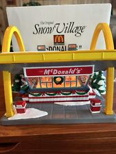 Dept. 56 Snow Village McDonald's Restaurant 1997 Retired New So Great Christmas picture