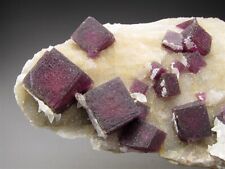 Fluorite with Calcite, Jingbian Mine Anhui Province, China picture