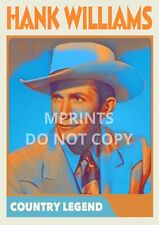 Hank Williams Art Card Limited /9 MPRINTS Signed By Artist picture